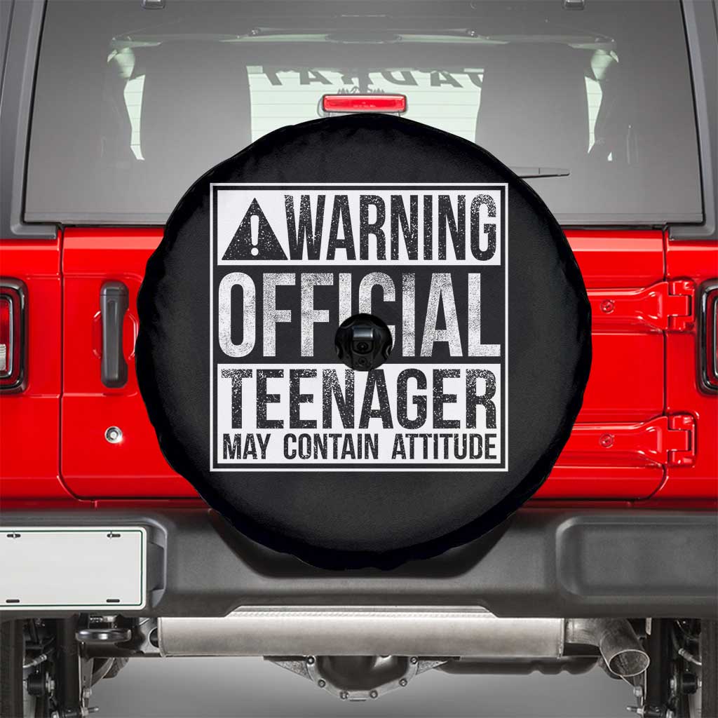 13th Birthday Spare Tire Cover Warning Official Teenager Boy 13yr