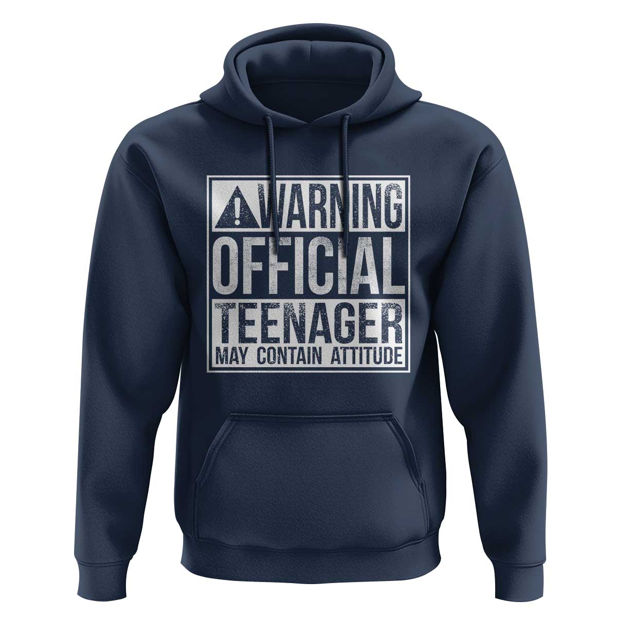 13th Birthday Hoodie Warning Official Teenager Boy 13yr