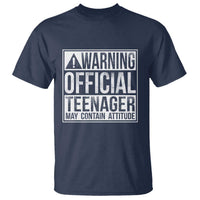 13th Birthday T Shirt Warning Official Teenager Boy 13yr