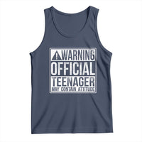 13th Birthday Tank Top Warning Official Teenager Boy 13yr