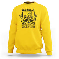 Vintage Raccoon 13th Birthday Sweatshirt 13 Year Old Official Teenager Gifts