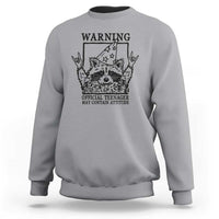 Vintage Raccoon 13th Birthday Sweatshirt 13 Year Old Official Teenager Gifts