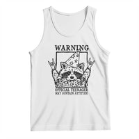 Vintage Raccoon 13th Birthday Tank Top 13 Year Old Official Teenager Gifts