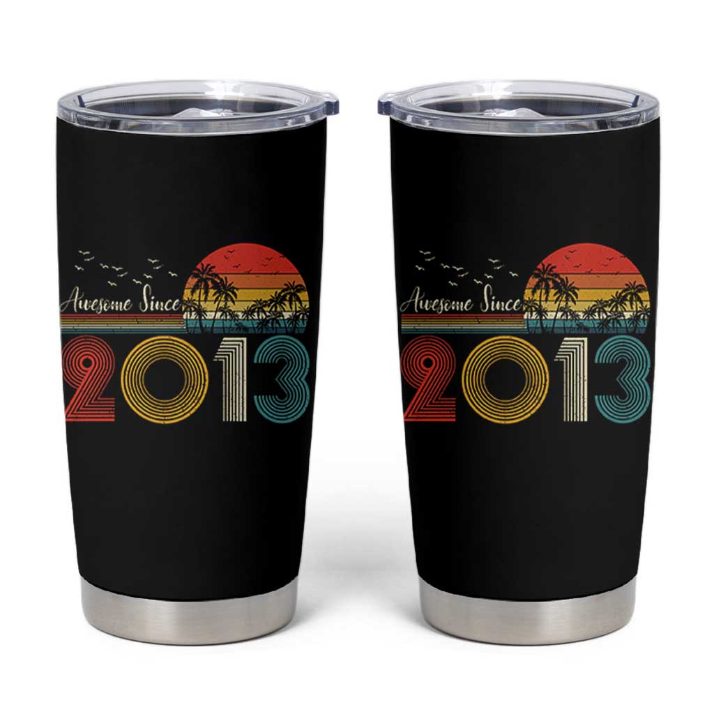 Awesome Since 2013 Tumbler Cup 13th Birthday 13 Year Old Son Boy