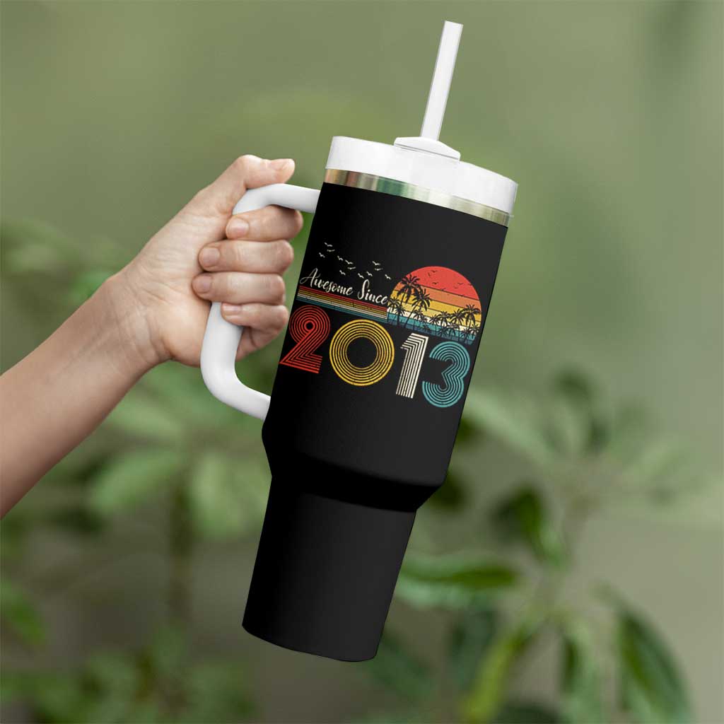 Awesome Since 2013 Tumbler With Handle 13th Birthday 13 Year Old Son Boy