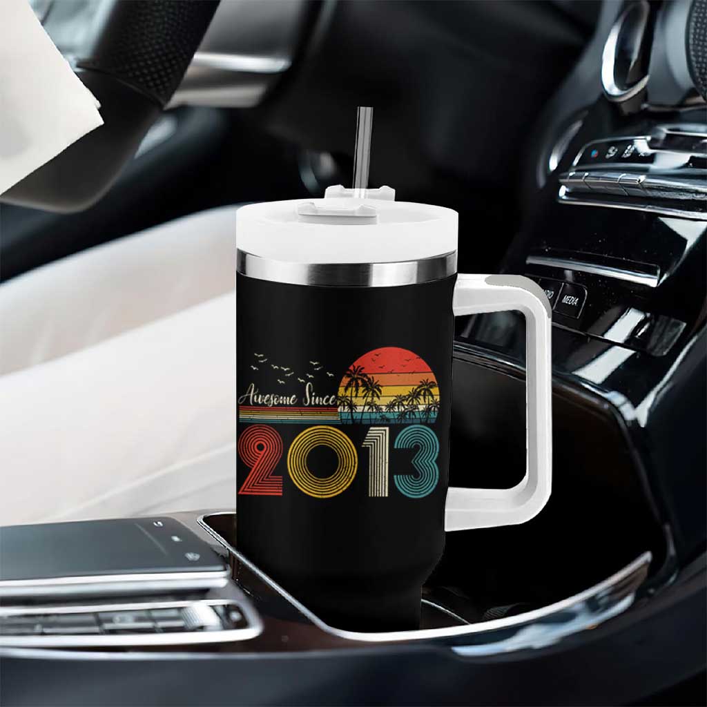Awesome Since 2013 Tumbler With Handle 13th Birthday 13 Year Old Son Boy