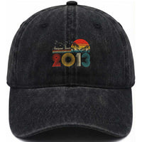 Awesome Since 2013 Washed Cotton Baseball Cap 13th Birthday 13 Year Old Son Boy