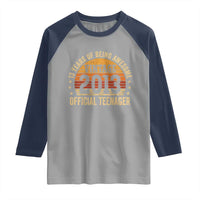 Vintage 2013 Official Teenager Raglan Shirt 13 Year Old 13th Birthday