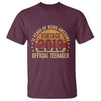 Vintage 2013 Official Teenager T Shirt 13 Year Old 13th Birthday