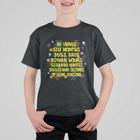 10th Birthday Gifts T Shirt For Kid Flowers 10 Years Of Being Awesome 10 Year Old Bday