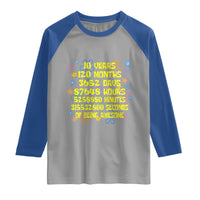 10th Birthday Gifts Raglan Shirt Flowers 10 Years Of Being Awesome 10 Year Old Bday