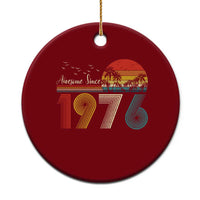 Awesome Since 1976 Birthday Ceramic Ornament Vintage 50th 50 Year Old Bday Gifts