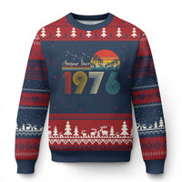 Awesome Since 1976 Birthday Ugly Christmas Sweater Vintage 50th 50 Year Old Bday Gifts