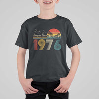 Awesome Since 1976 Birthday T Shirt For Kid Vintage 50th 50 Year Old Bday Gifts