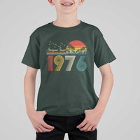 Awesome Since 1976 Birthday T Shirt For Kid Vintage 50th 50 Year Old Bday Gifts