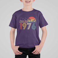 Awesome Since 1976 Birthday T Shirt For Kid Vintage 50th 50 Year Old Bday Gifts