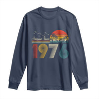 Awesome Since 1976 Birthday Long Sleeve Shirt Vintage 50th 50 Year Old Bday Gifts