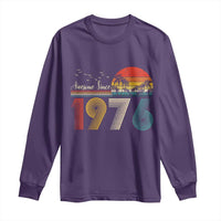 Awesome Since 1976 Birthday Long Sleeve Shirt Vintage 50th 50 Year Old Bday Gifts