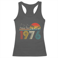 Awesome Since 1976 Birthday Racerback Tank Top Vintage 50th 50 Year Old Bday Gifts
