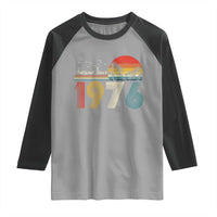 Awesome Since 1976 Birthday Raglan Shirt Vintage 50th 50 Year Old Bday Gifts