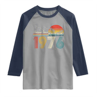 Awesome Since 1976 Birthday Raglan Shirt Vintage 50th 50 Year Old Bday Gifts