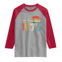Awesome Since 1976 Birthday Raglan Shirt Vintage 50th 50 Year Old Bday Gifts