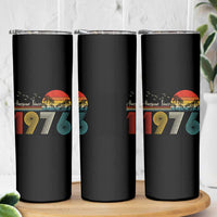 Awesome Since 1976 Birthday Skinny Tumbler Vintage 50th 50 Year Old Bday Gifts
