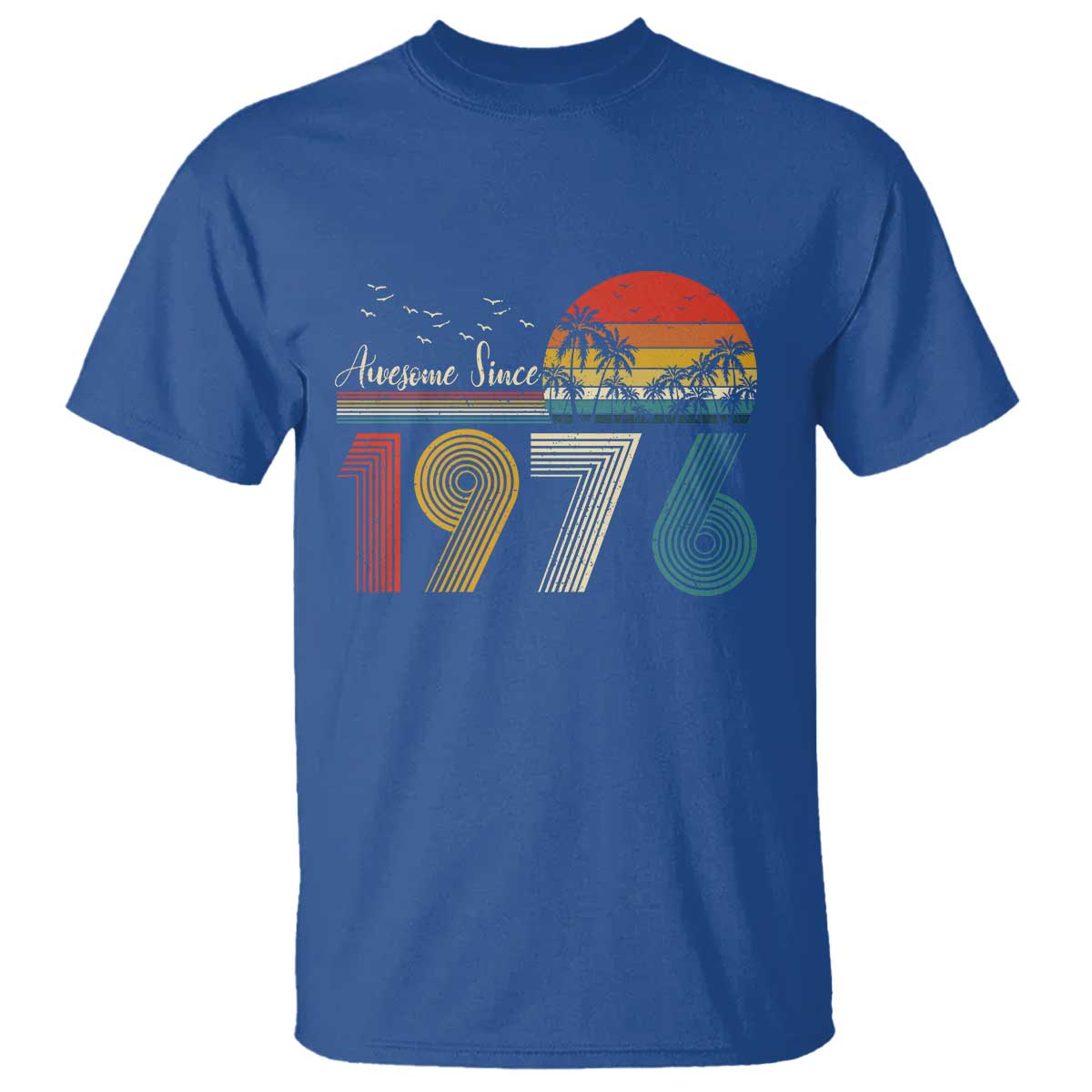 Awesome Since 1976 Birthday T Shirt Vintage 50th 50 Year Old Bday Gifts
