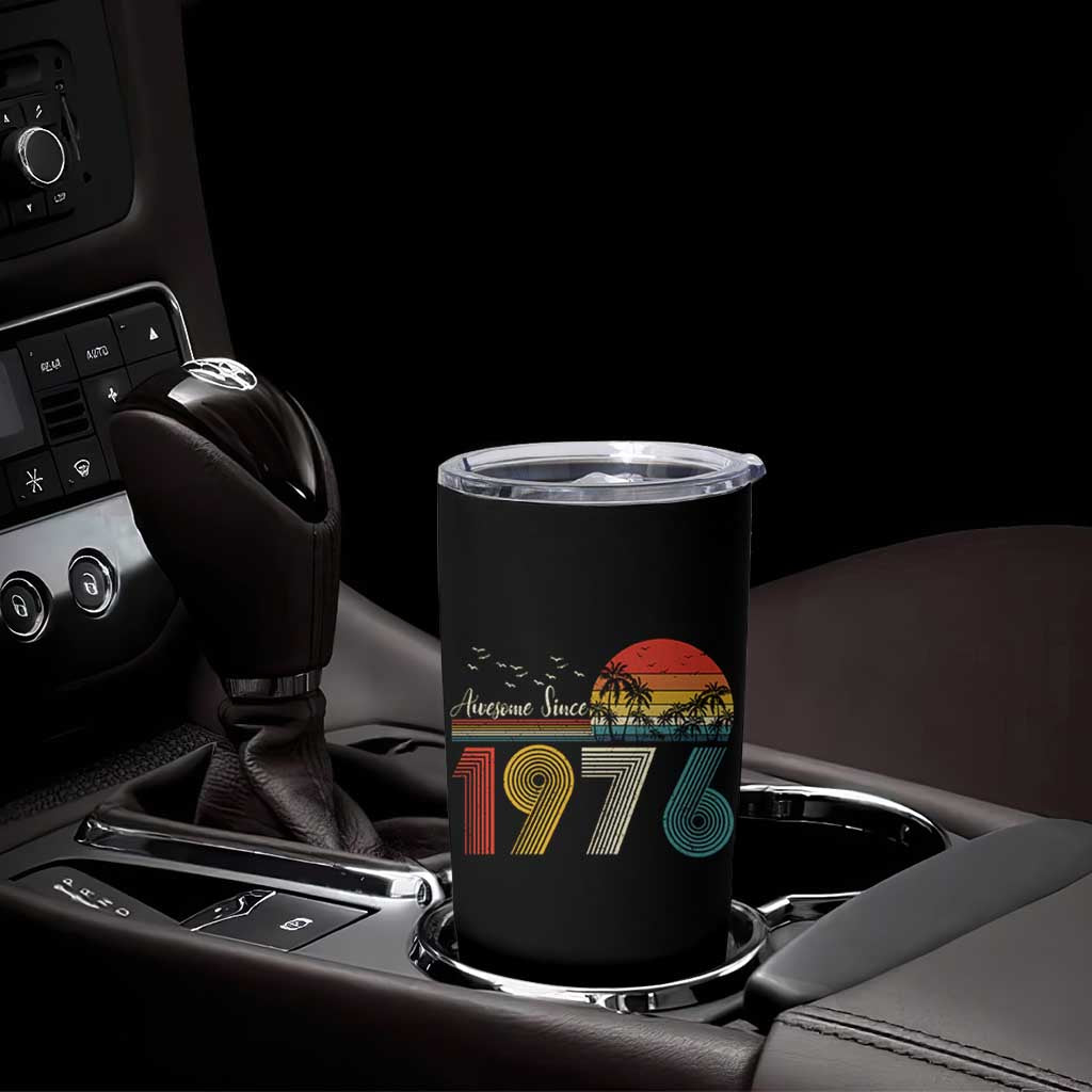 Awesome Since 1976 Birthday Tumbler Cup Vintage 50th 50 Year Old Bday Gifts