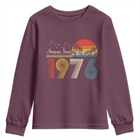 Awesome Since 1976 Birthday Youth Sweatshirt Vintage 50th 50 Year Old Bday Gifts