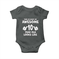 10th Birthday Gifts Baby Onesie Awesome 10 Year Old Bday Son Boy Girl 9yr