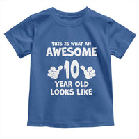 10th Birthday Gifts Toddler T Shirt Awesome 10 Year Old Bday Son Boy Girl 9yr