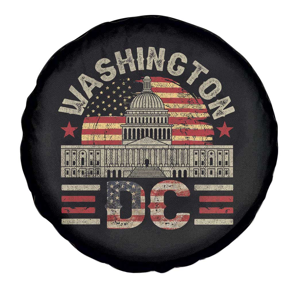 Washington DC Spare Tire Cover Retro US Flag Souvenir Gift