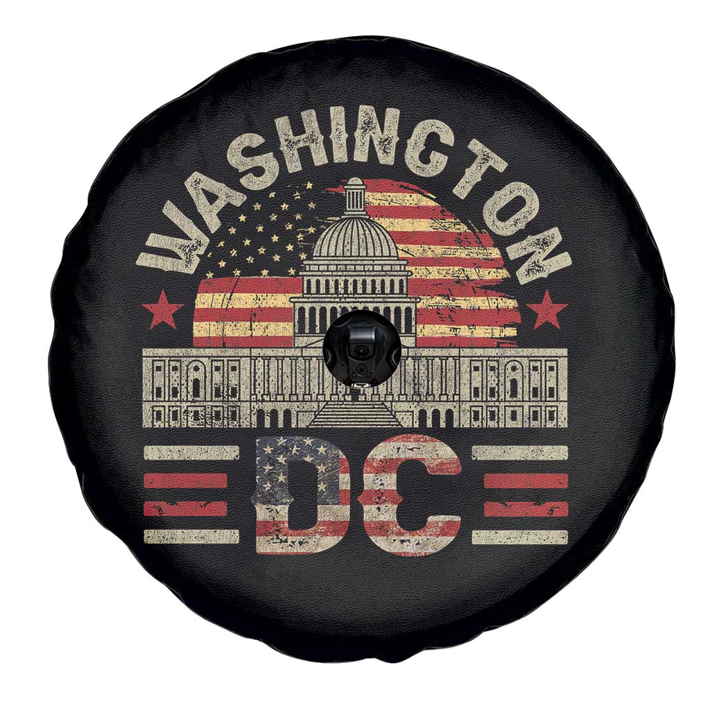 Washington DC Spare Tire Cover Retro US Flag Souvenir Gift