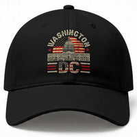 Washington DC Baseball Cap Retro US Flag Souvenir Gift