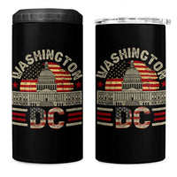 Washington DC 4 in 1 Can Cooler Tumbler Retro US Flag Souvenir Gift