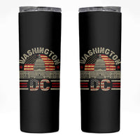 Washington DC Skinny Tumbler Retro US Flag Souvenir Gift