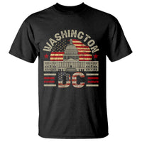 Washington DC T Shirt Retro US Flag Souvenir Gift