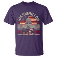Washington DC T Shirt Retro US Flag Souvenir Gift