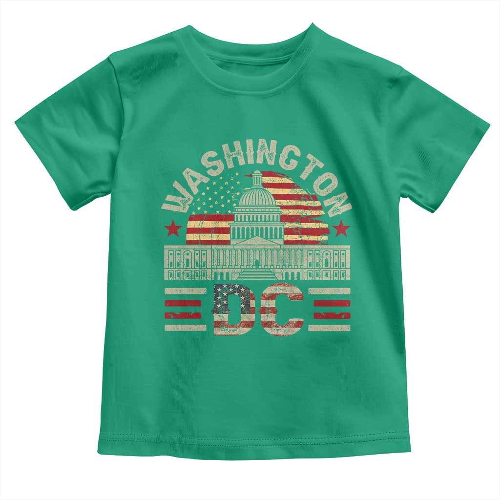Washington DC Toddler T Shirt Retro US Flag Souvenir Gift