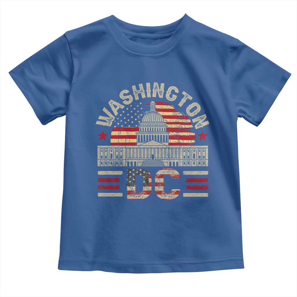 Washington DC Toddler T Shirt Retro US Flag Souvenir Gift