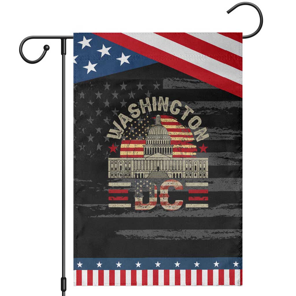 Washington DC Garden Flag Retro US Flag Souvenir Gift