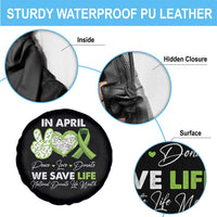 In April We Save Lives Organ Donation Donate Life Month Spare Tire Cover