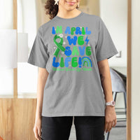 In April We Save Lives Organ Donation Donate Life Month T Shirt For Women Green Ribbon