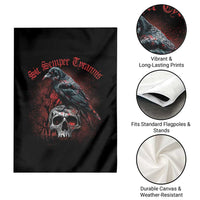 Sic Semper Tyrannis & Raven Garden Flag Protest Feminist Activist - Wonder Print Shop