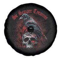 Sic Semper Tyrannis & Raven Spare Tire Cover Protest Feminist Activist
