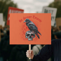 Sic Semper Tyrannis & Raven Protest Sign Protest Feminist Activist - Wonder Print Shop