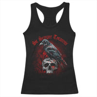 Sic Semper Tyrannis & Raven Racerback Tank Top Protest Feminist Activist