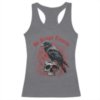Sic Semper Tyrannis & Raven Racerback Tank Top Protest Feminist Activist