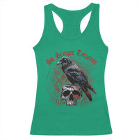 Sic Semper Tyrannis & Raven Racerback Tank Top Protest Feminist Activist